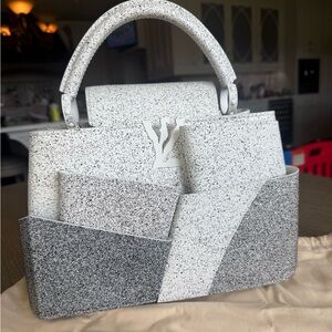 Louis Vuitton LVxFG Concrete Pockets Capucine MM 16/120.  VERY VERY RARE.